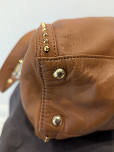 Ted Baker tan gold stud bag