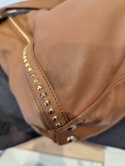 Ted Baker tan gold stud bag