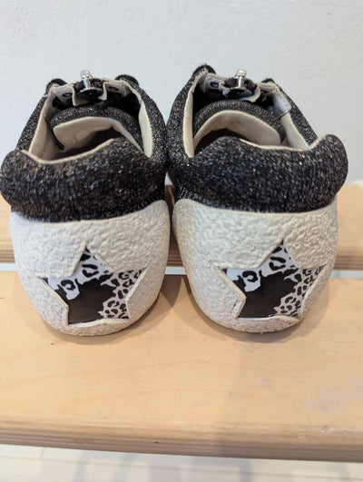 Ash Glitter zip trainers 4