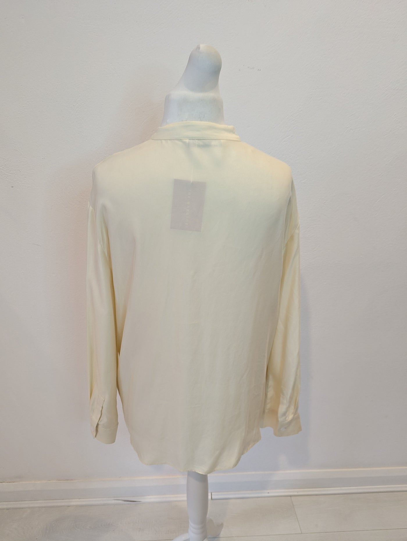 Zara Lemon Beaded Shirt L