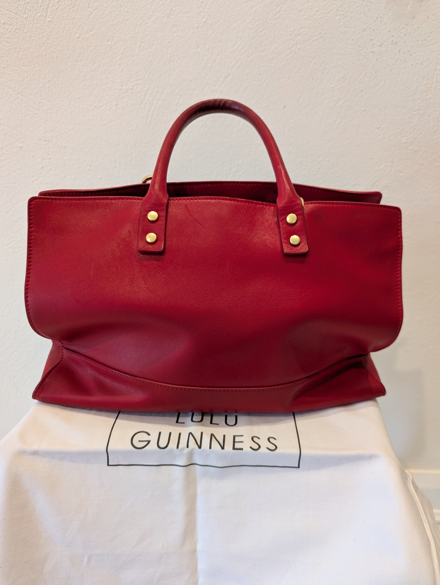Lulu Guinness Red Tote