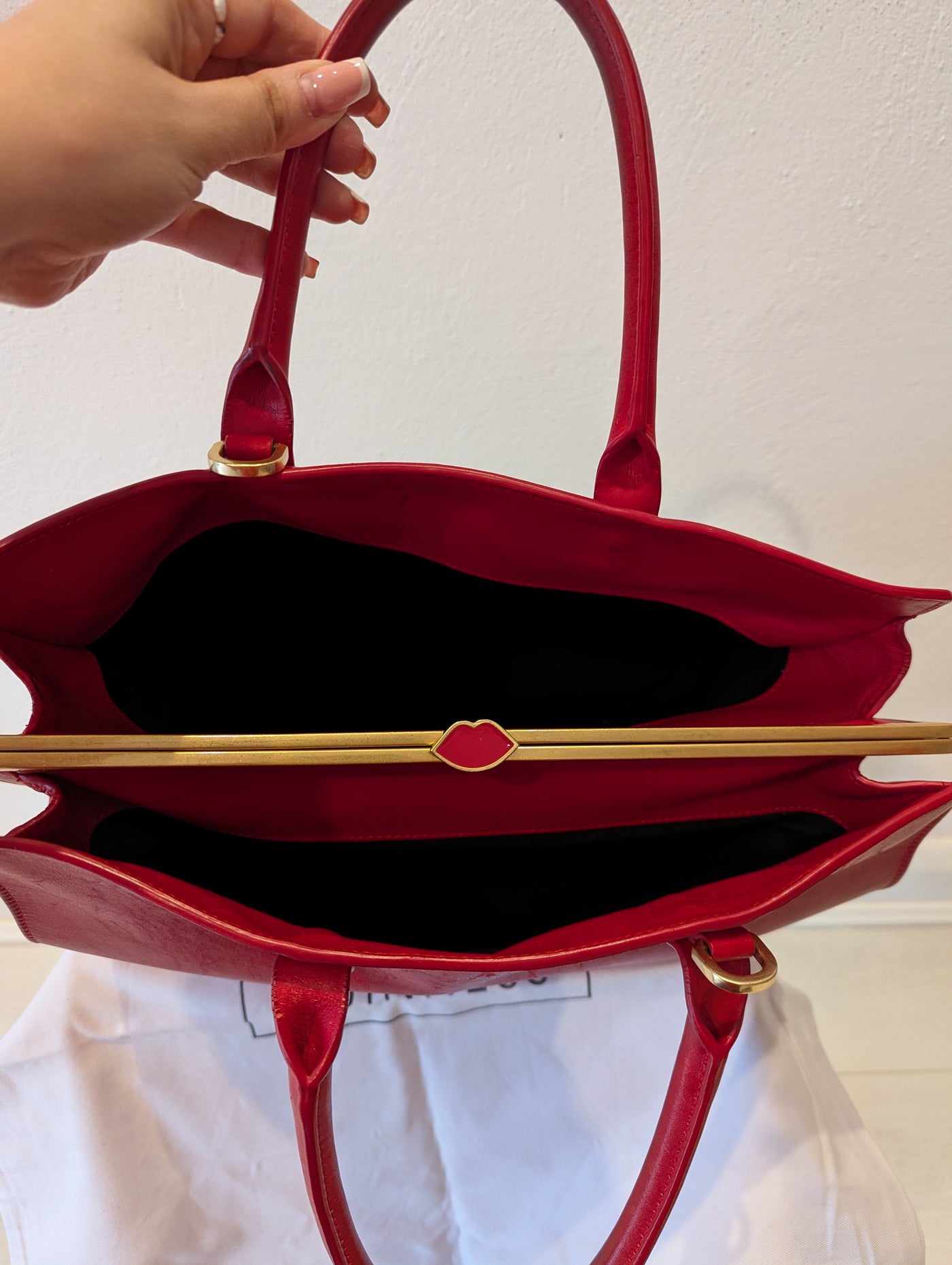 Lulu Guinness Red Tote