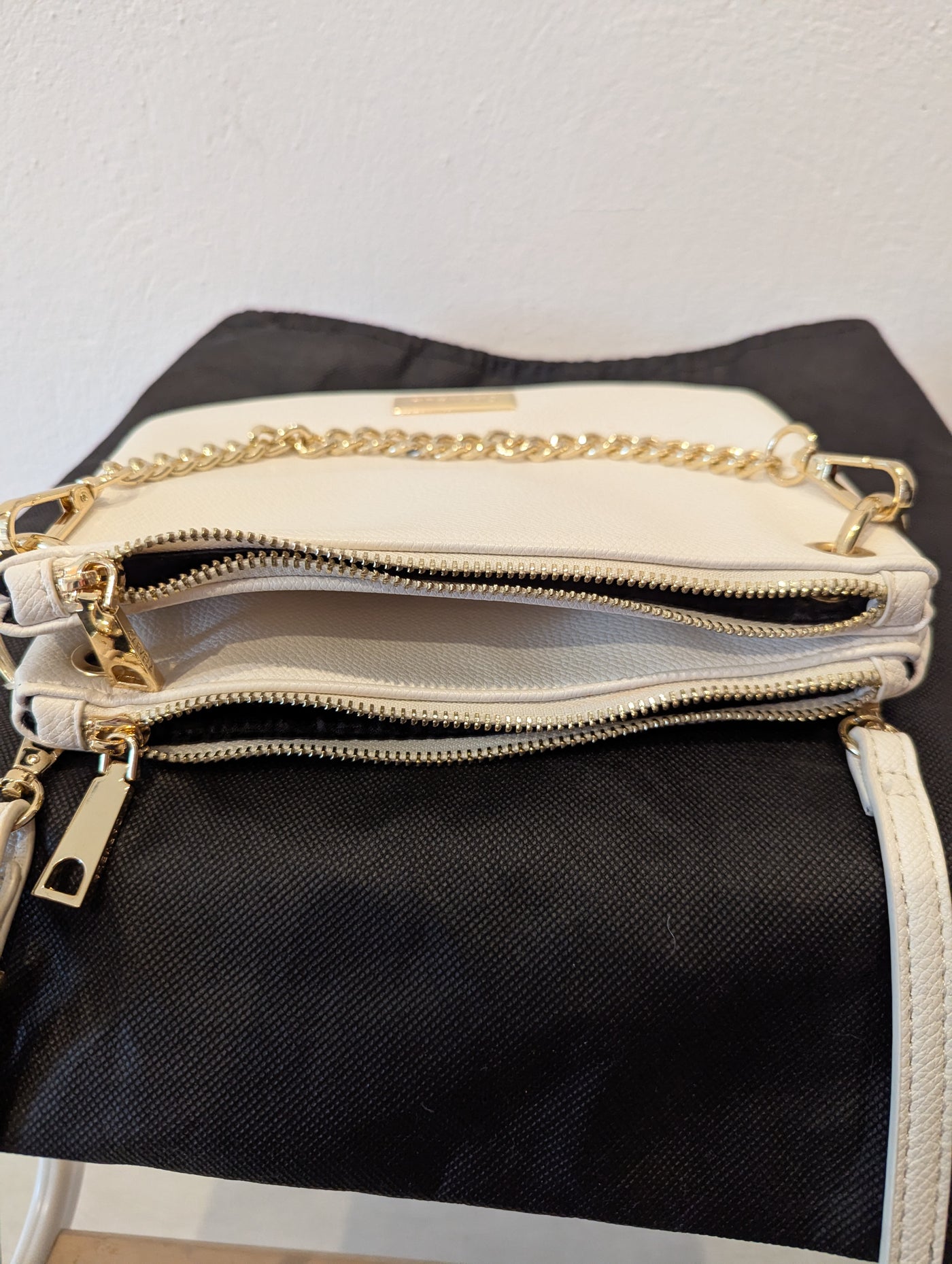 Carvela white crossbody bag