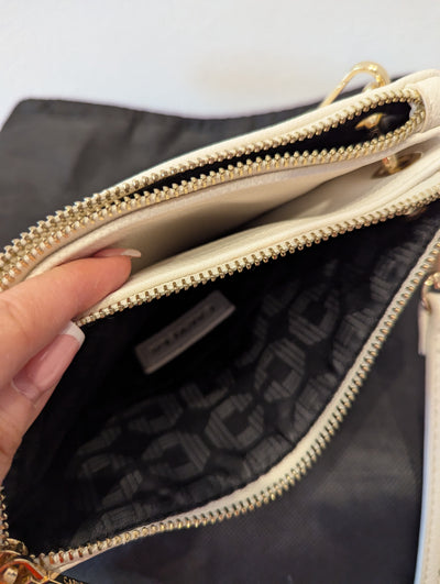 Carvela white crossbody bag