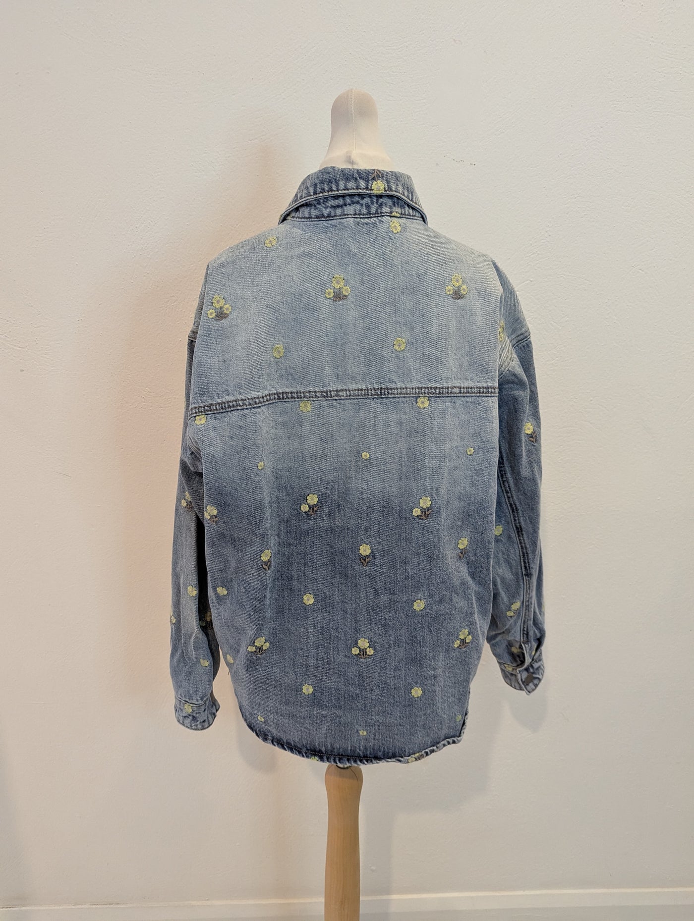 Kaffe Flower Denim Jacket 36