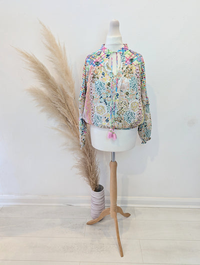 Barok Multi Floral Blouse S