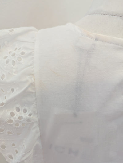 Ichi White Sleeveless Blouse Size XL NWT RRP £35