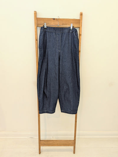 Neirami Navy Denim Trousers One Size
