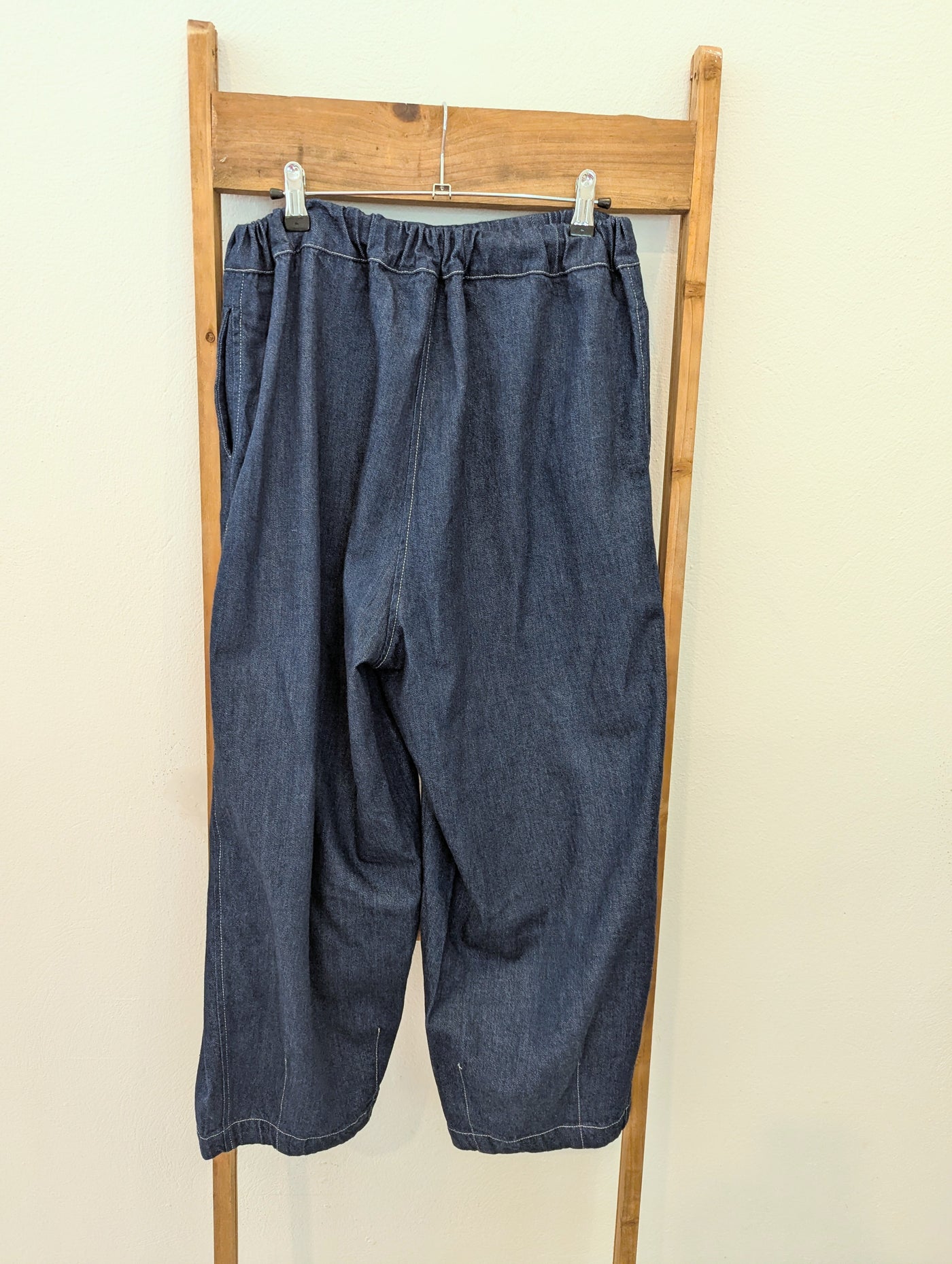 Neirami Navy Denim Trousers One Size