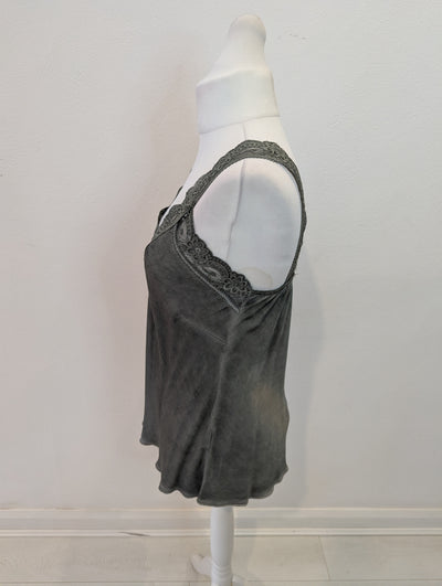 Made in Italy 2 Piece Top Khaki One Size