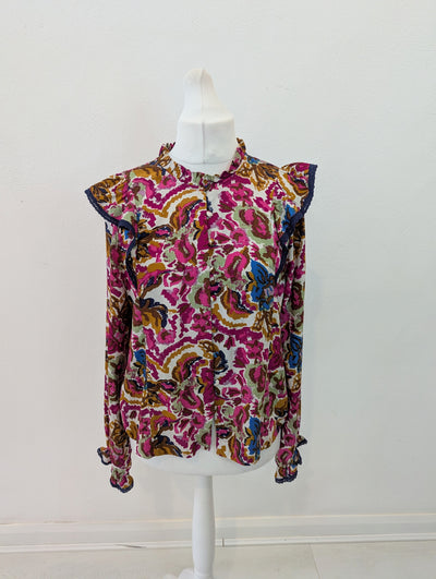 Atelier Reve Multi Print Blouse Size 14/16