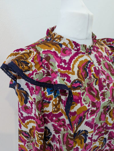 Atelier Reve Multi Print Blouse Size 14/16