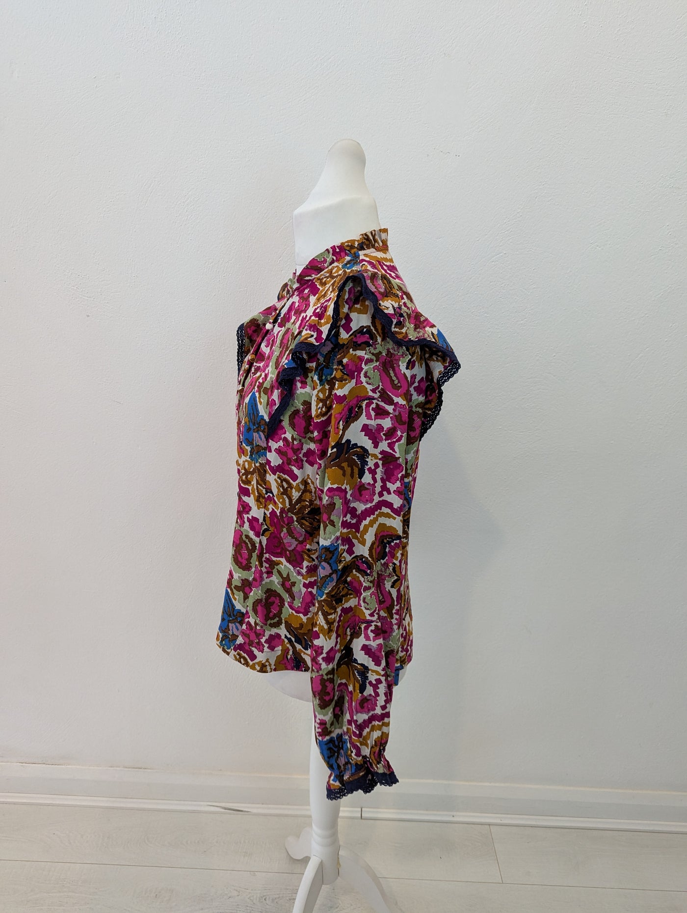 Atelier Reve Multi Print Blouse Size 14/16