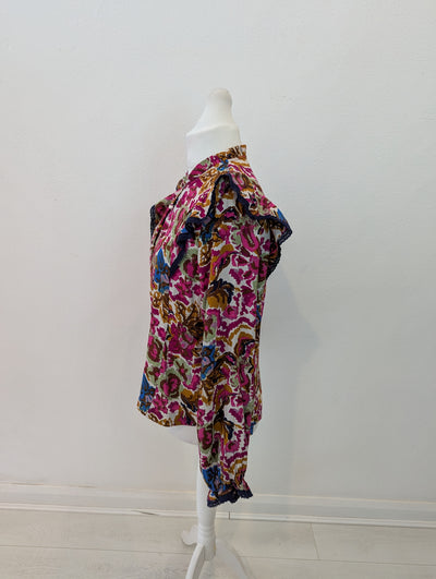 Atelier Reve Multi Print Blouse Size 14/16