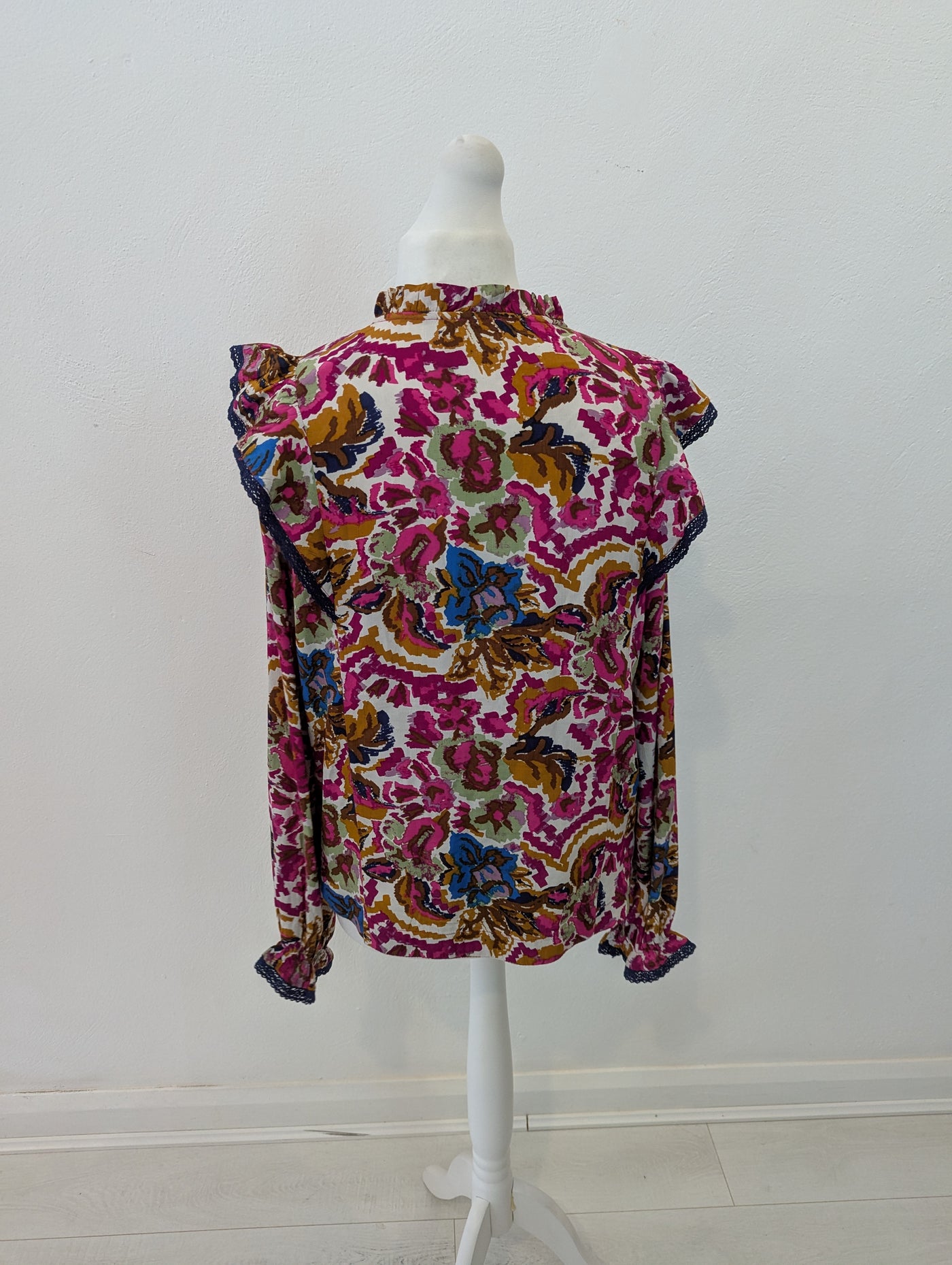 Atelier Reve Multi Print Blouse Size 14/16