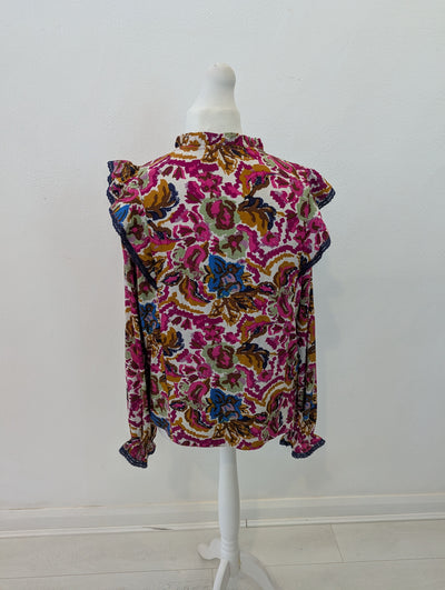 Atelier Reve Multi Print Blouse Size 14/16