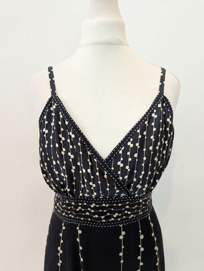 Ted Baker Black spot Silk Dress 4