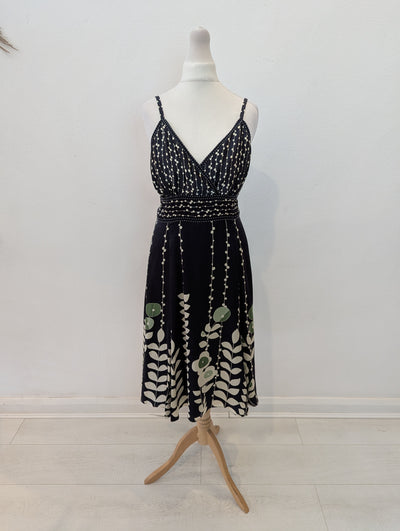 Ted Baker Black spot Silk Dress 4