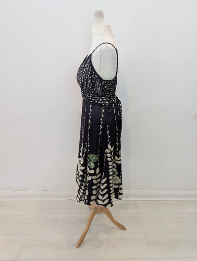 Ted Baker Black spot Silk Dress 4