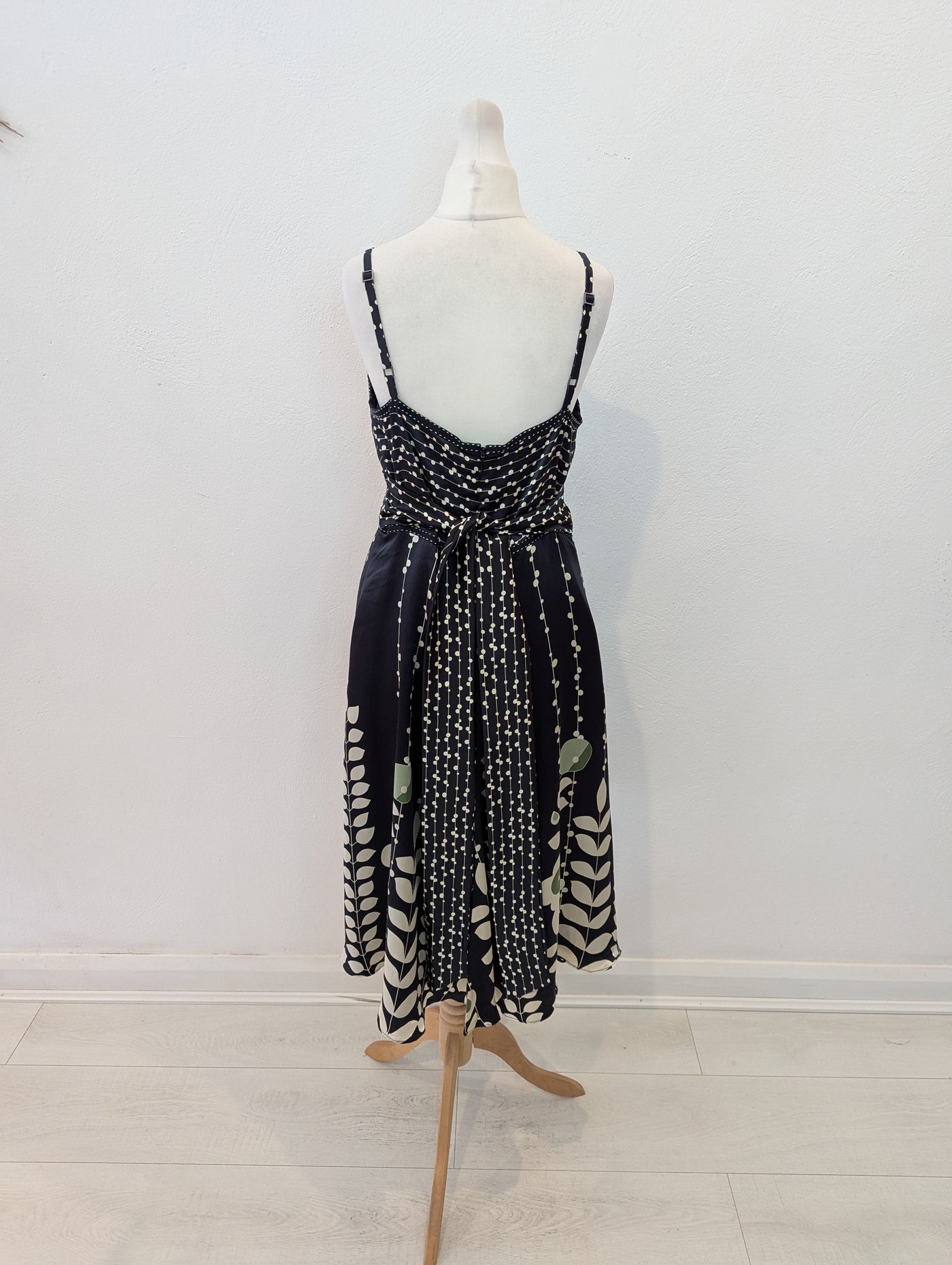 Ted Baker Black spot Silk Dress 4
