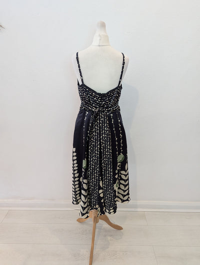 Ted Baker Black spot Silk Dress 4