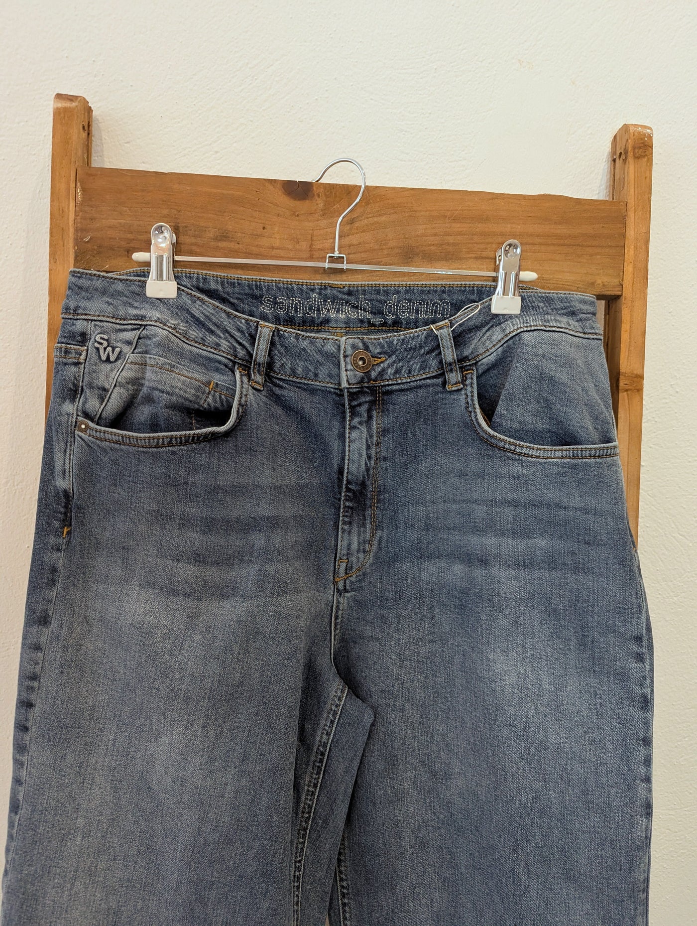 Sandwich Denim Wide Leg Jean Size 16