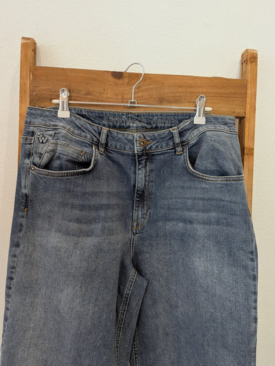 Sandwich Denim Wide Leg Jean Size 16