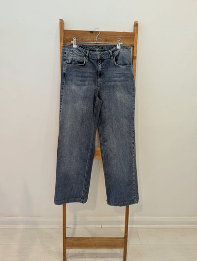 Sandwich Denim Wide Leg Jean Size 16