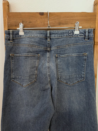 Sandwich Denim Wide Leg Jean Size 16