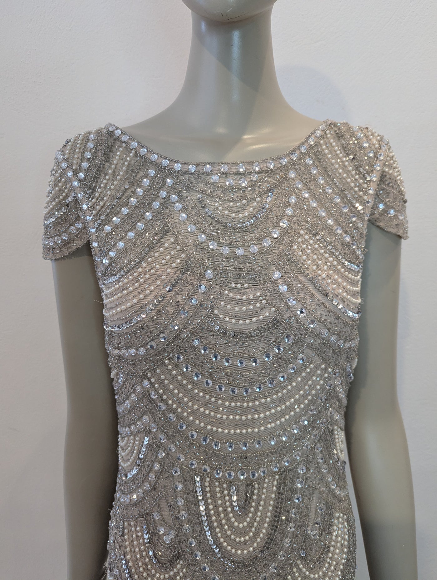 Coast Beaded & Pearl Evening dress 10