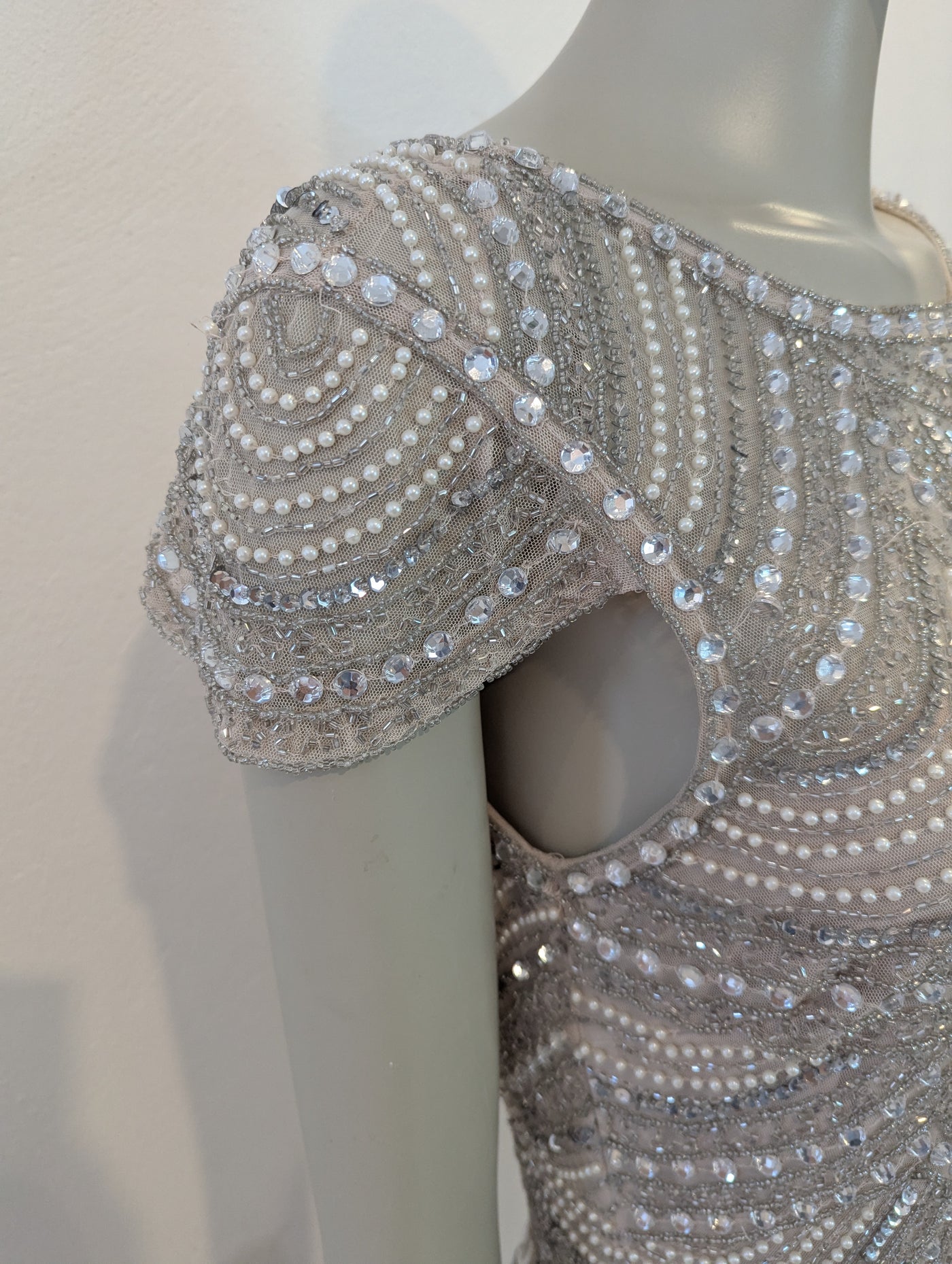 Coast Beaded & Pearl Evening dress 10
