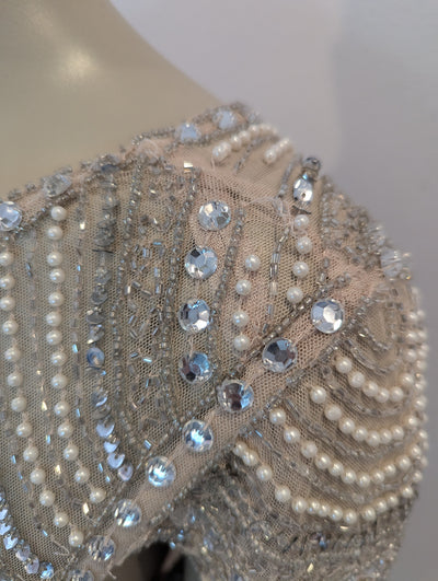 Coast Beaded & Pearl Evening dress 10