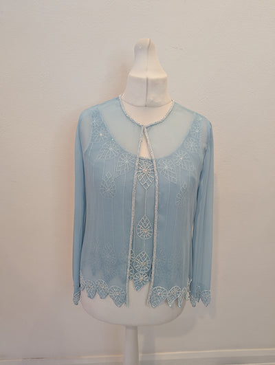 Frank Usher Blue two Piece 12