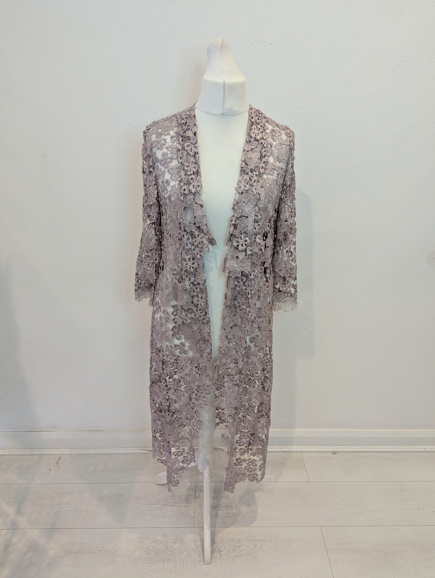 Gill Harvey Lace over coat 14