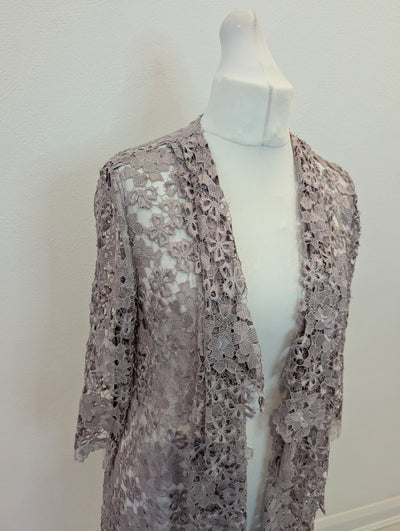 Gill Harvey Lace over coat 14