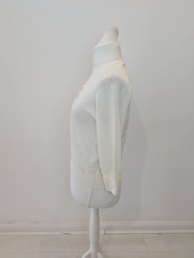 Mint Velvet White cotton back Cardigan 14