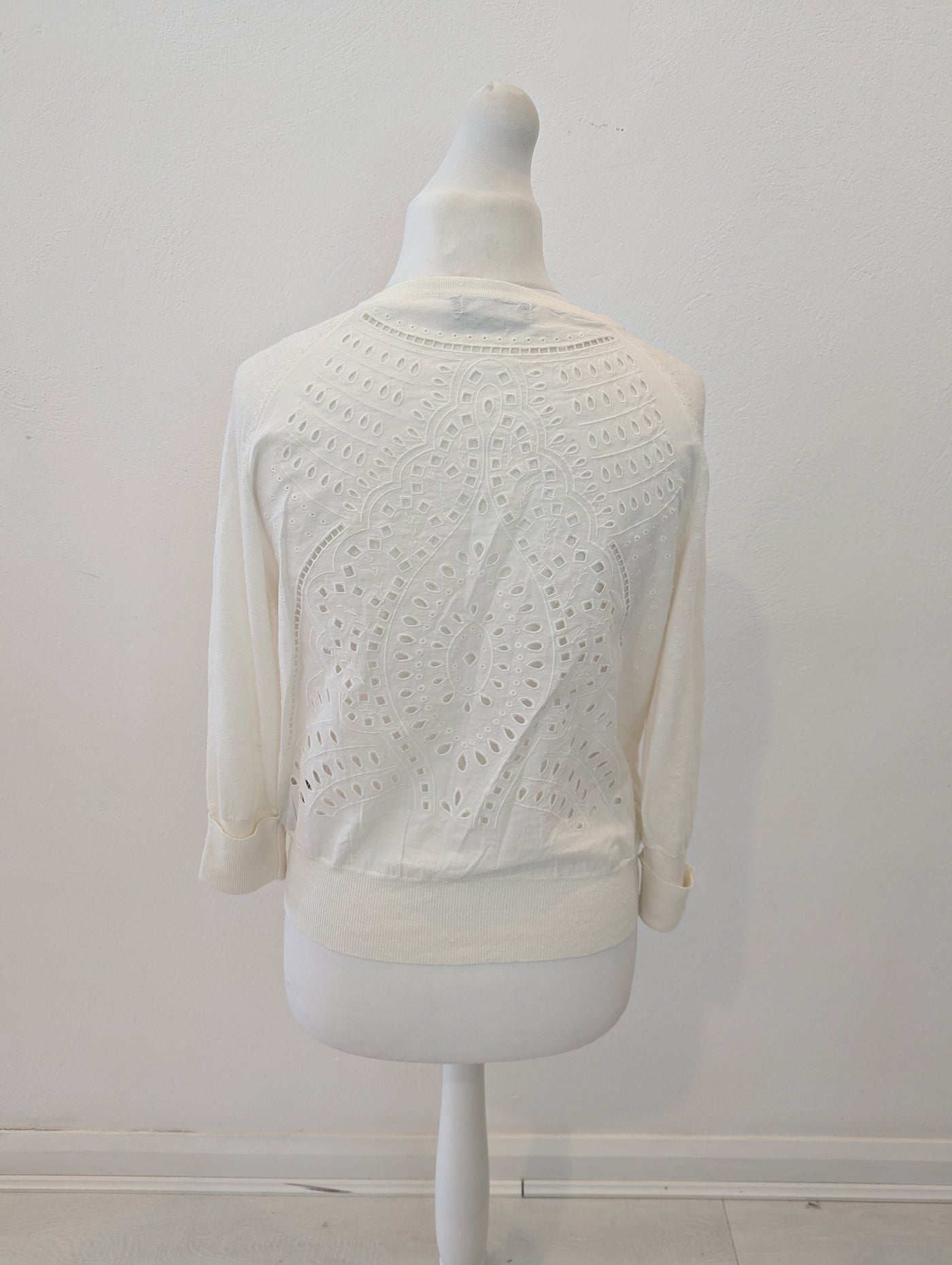 Mint Velvet White cotton back Cardigan 14