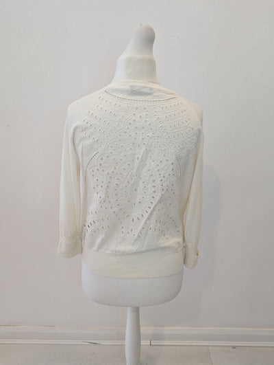 Mint Velvet White cotton back Cardigan 14