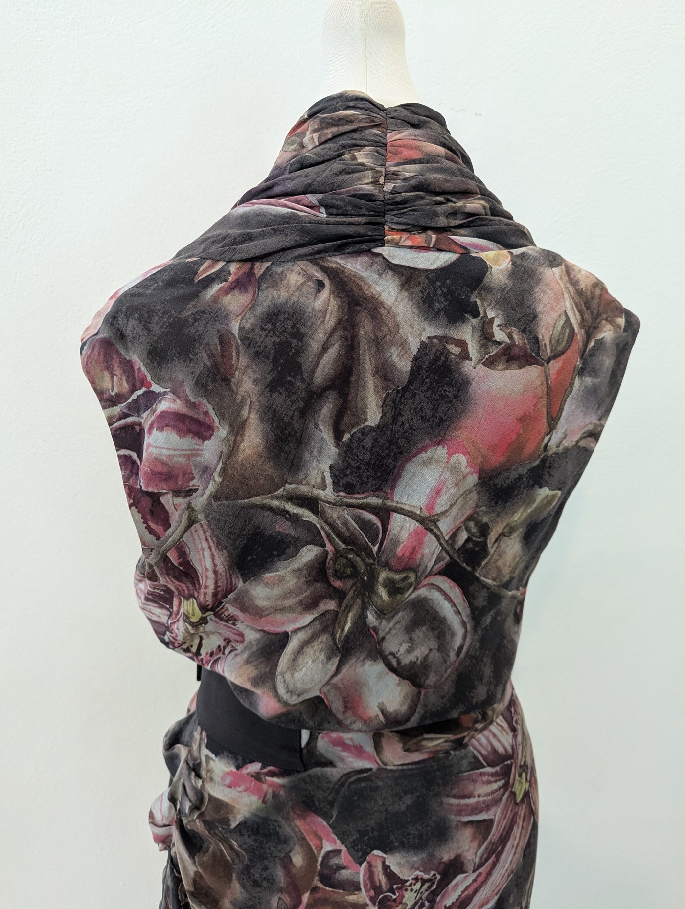 All Saints Floral Silk Dress 10
