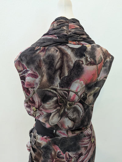 All Saints Floral Silk Dress 10