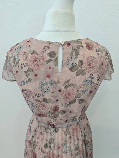 Madeleine Blush pleated dress 12