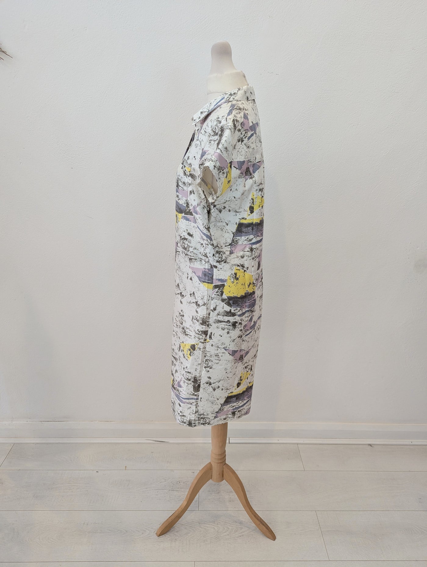 Noa Noa Grey printed shirt dress 8