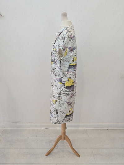 Noa Noa Grey printed shirt dress 8