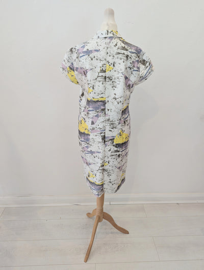Noa Noa Grey printed shirt dress 8