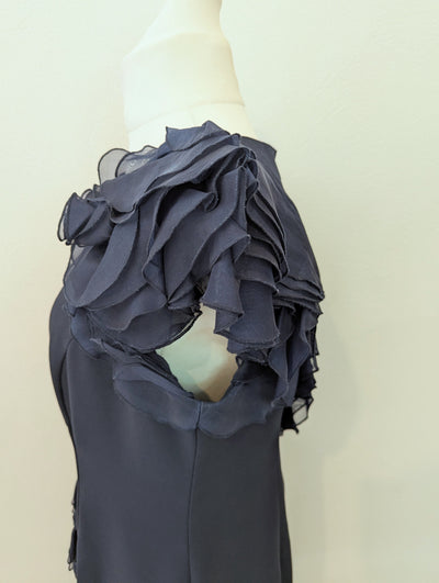Lorcan Mullany for Jacques Vert navy dress 16