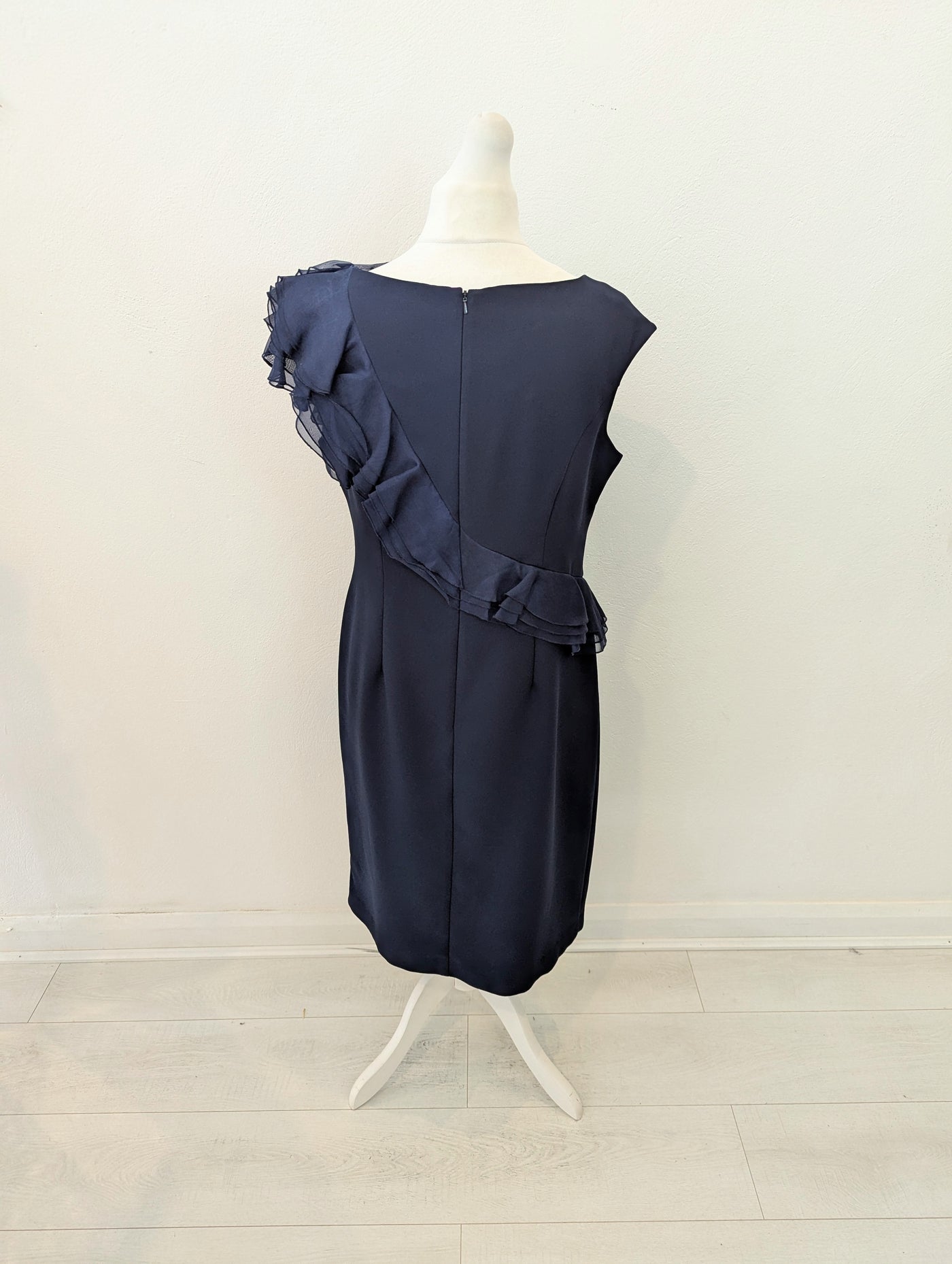 Lorcan Mullany for Jacques Vert navy dress 16