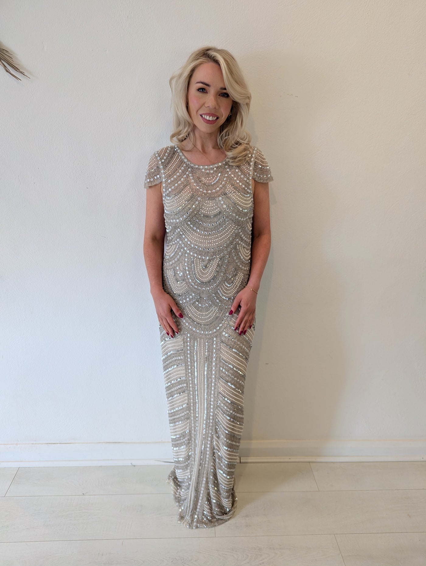 Coast Beaded & Pearl Evening dress 10