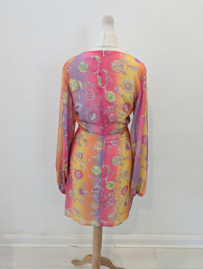 Never Fully Dressed Pink/Orange dress 6