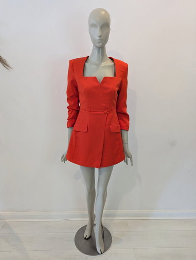 Forever Unique Orange Playsuit 6
