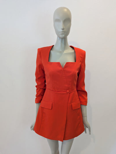 Forever Unique Orange Playsuit 6
